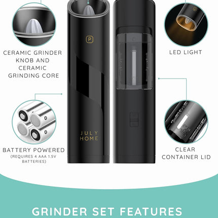 Grinder Set, Black