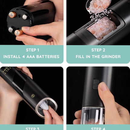 Grinder Set, Black
