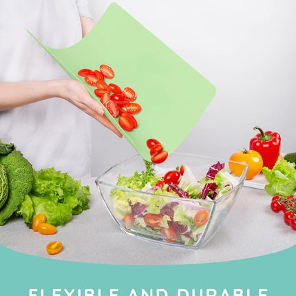 Flexible Cutting Mats Set of 3, GR/BL/LLC