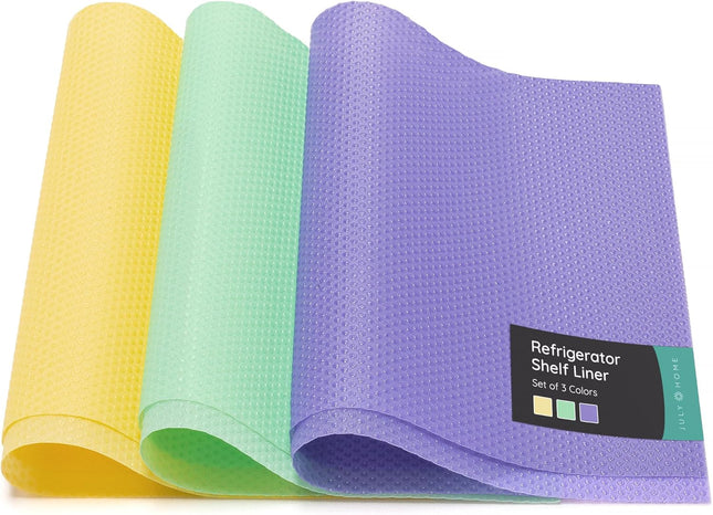 Refrigerator Mats, pack of 6, LLC/MNT/YLW