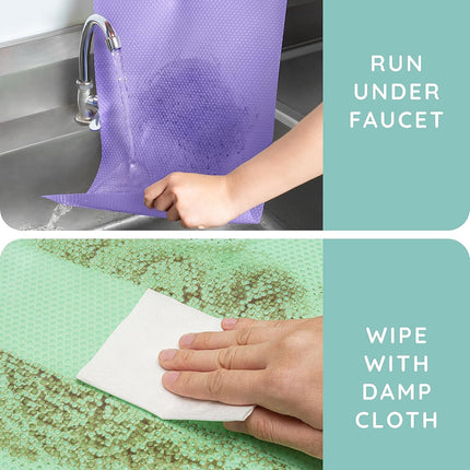 Refrigerator Mats, pack of 12, LLC/MNT/YLW