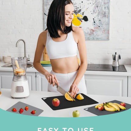 Flexible Cutting Mats Set of 3, Gray