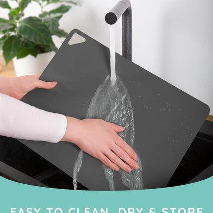 Flexible Cutting Mats Set of 3, Gray