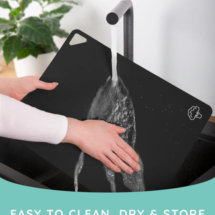 Flexible Cutting Mats Set of 3, Black