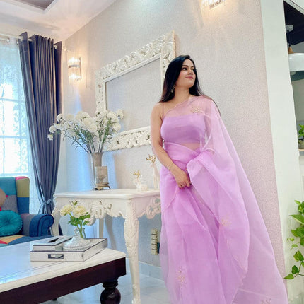 Beautiful Banarasi Designer Chiffon Saree