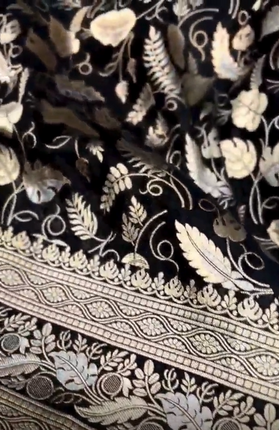 Exclusive Pure Banarasi Soft Meenakari Weaving Katan Silk Saree