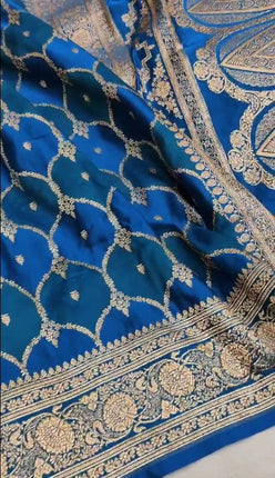 Exclusive Banarasi Rangkaat Mashru Silk Saree