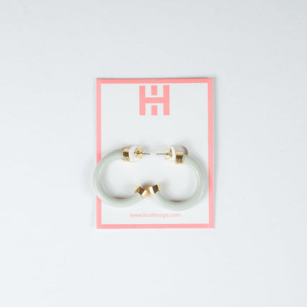 Mini Hoops - Bone White