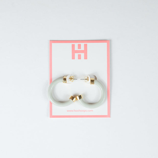 Mini Hoops - Bone White