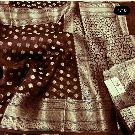 Banarasi  Kora Silk Saree