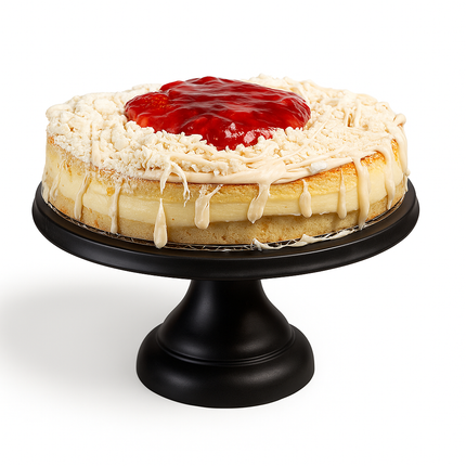 White Chocolate Cake by Andy Anand, Topped with Strawberry (2.5 lbs) Enjoy the amazing taste of a classic Cake, Perfect for celebrations