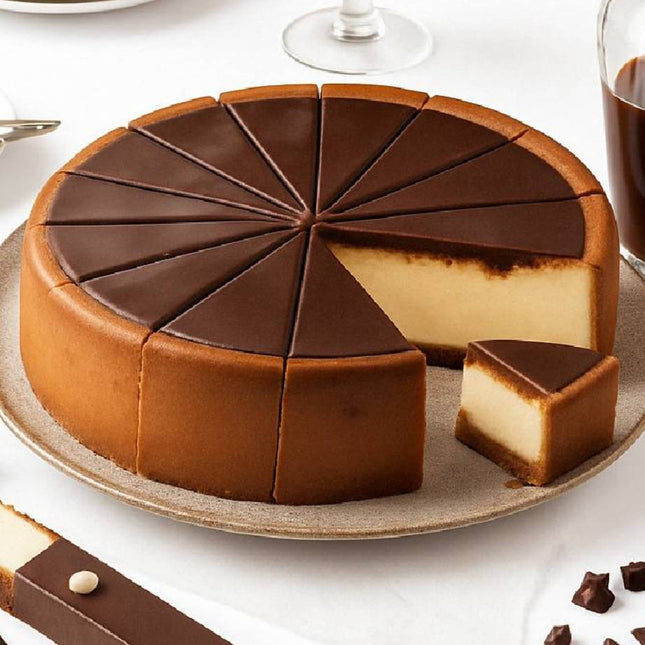 Andy Anand Sugar Free Chocolate Fudge Cheesecake - Indulge in Homemade Style Best Cheese Cake Near Me For Celebrations & Bakery Dessert Lovers (2 lbs)