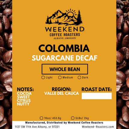 Colombia: Sugarcane Decaf