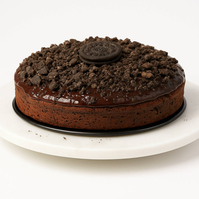 Andy Anand Exquisite 9" Gluten Free Cookies & Cream Cake Made Fresh Daily, Classic Cake Delivery - Freshly Baked and Delivered to Your Doorstep - 2 lbs