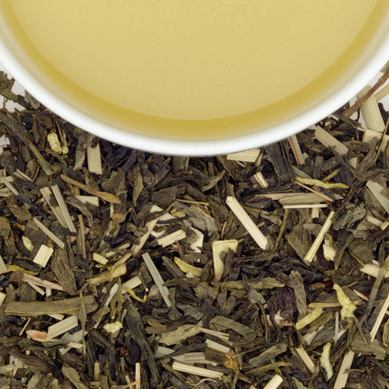 Green Tea with Coconut, Ginger and Vanilla, HRP Tin of 30 Sachets