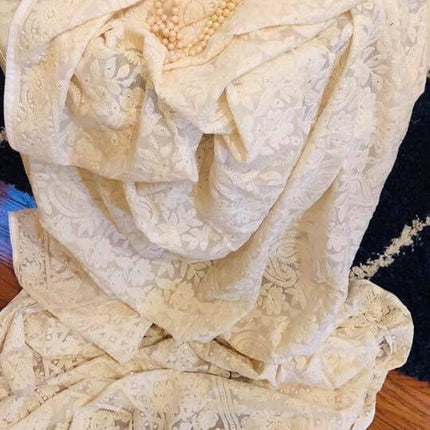 Custom Chikankari Georgette Saree