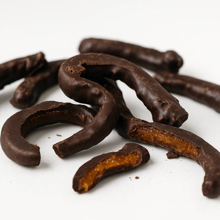 Andy Anand Dark Chocolate Orange Peels Dark Gift Box 1 lb Delicious Decadent