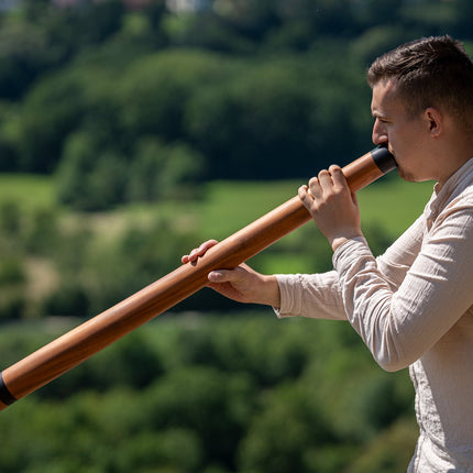 73.2" Sliced Pro Didgeridoo, Tuning D, Natural