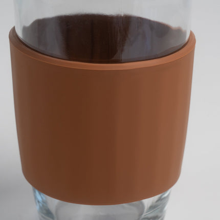 Borosilicate Glass Coffee Cup - Brown