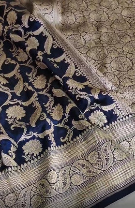 Banarasi Handwoven Pure Katan Silk Saree