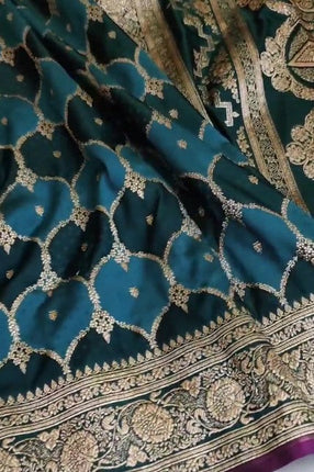 Exclusive Banarasi Rangkaat Mashru Silk Saree