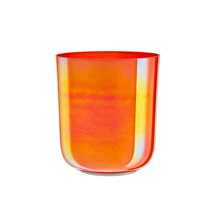 6.7" Essence Crystal Singing Bowl, Note C4, Orange, Root Chakra, 440 Hz