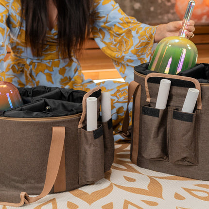 6-Piece Essence Solfeggio Crystal Singing Bowl Set