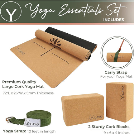 Ultimate Cork Yoga Essentials Kit