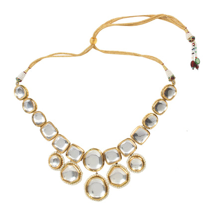Royal Kundan Necklace with Matching Earrings