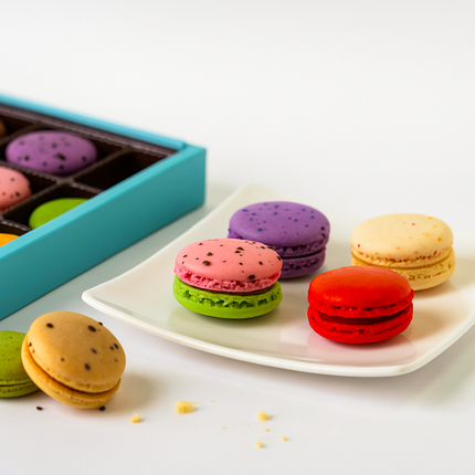 Andy Anand French Macarons 24 Pcs Made Fresh Daily, Delectable Gift Box, Elevate Your Macarons: Unique Flavors and Fillings to Try, Amazing-Delicious-Decadent