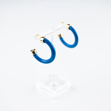 Mini Hoops - True Blue