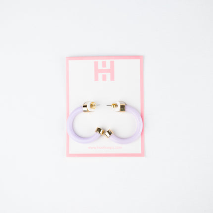 Mini  Hoops - Lavender