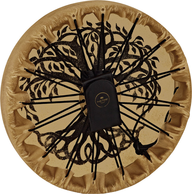 15" Native American-Style Hoop Drum, Tree of Life
