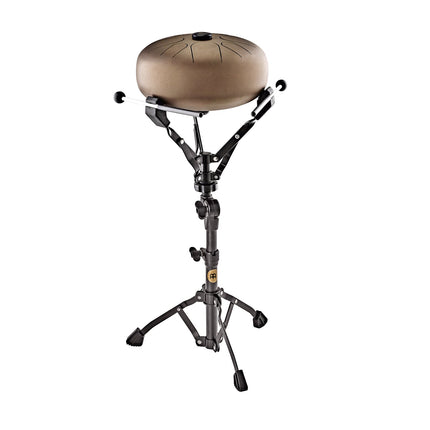 Handpan & Steel Tongue Drum Stand, Height Adjustable 22" - 27", Metallic