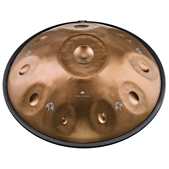 Sensory Handpan, E La Sirena, 10 Notes, Vintage Copper, Engraved Design