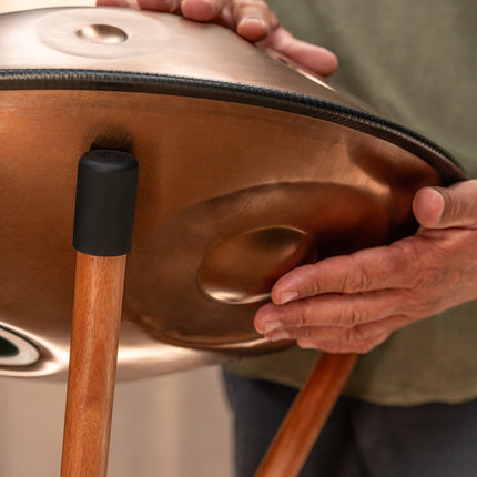 Sensory Handpan, F Pygmy, 11 Notes, Vintage Copper