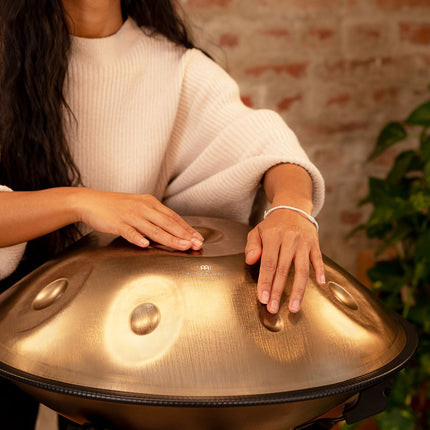 Sensory Handpan, C# Minor, 9 Notes, Vintage Gold