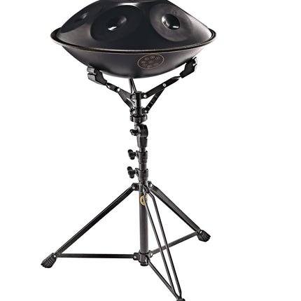 Handpan & Steel Tongue Drum Stand, Height Adjustable 28" - 39", Metallic