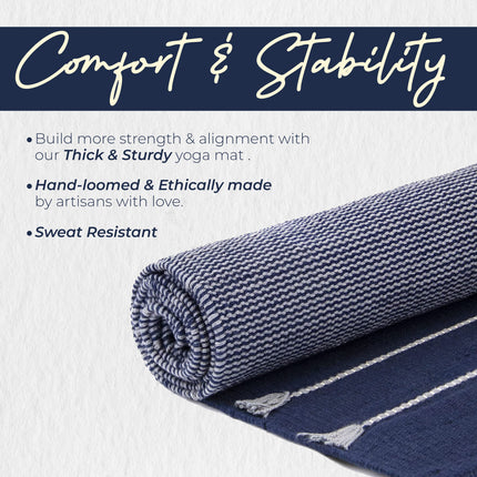 Organic & Eco-Friendly Cotton Yoga Mat