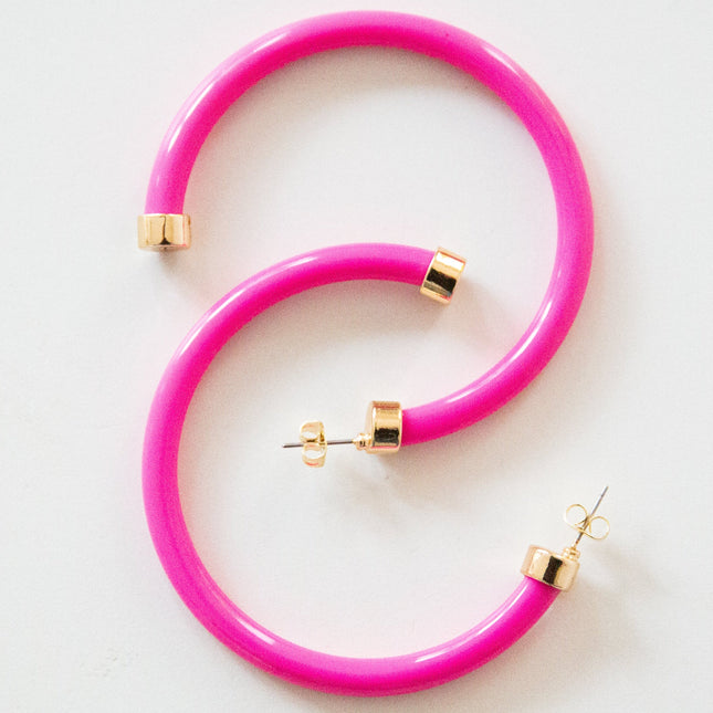 Hoops - Hot Pink