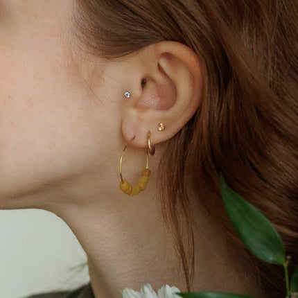 Honey Ellen Hoop Earrings