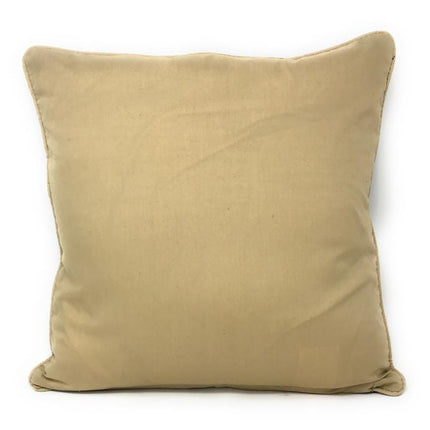 DaDa Bedding Yellow Fleur Floral Botanical Spring Tapestry Throw Pillow Cover, 16" x 16" (18112)