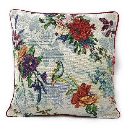 DaDa Bedding Set of 4 Pieces - Floral Garden Botanical Tapestry Throw Pillow Covers Bundle Pack - 16" x 16"