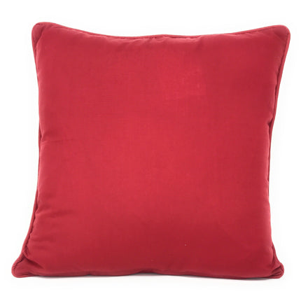 DaDalogy Elegant Majestic Kilim Red Rug Ornate Tapestry Throw Pillow Covers 16" x 16" (18195)