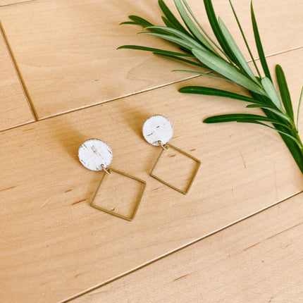White Birch Lara Earrings