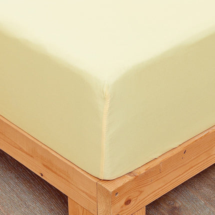 DaDa Bedding Sunshine Yellow Hummingbirds Floral Fitted & Flat Bed Sheets Set (JHW-925)