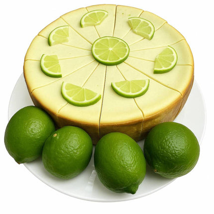 Andy Anand Sugar Free Key Lime Cheesecake - Freshly Baked Without Preservatives, Best Cheese Cake Near Me For Celebrations & Dessert Lovers (2 Lbs)