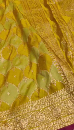 Exclusive Banarasi Rangkaat Mashru Silk Saree