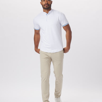 Catalyst Polo | Mantra Collar | Coral Contrast