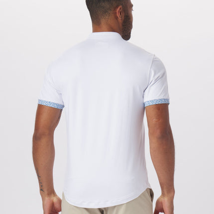 Catalyst Polo | Mantra Collar | Coral Contrast